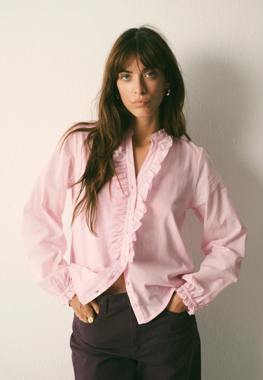 Sian cotton shirt - Pink