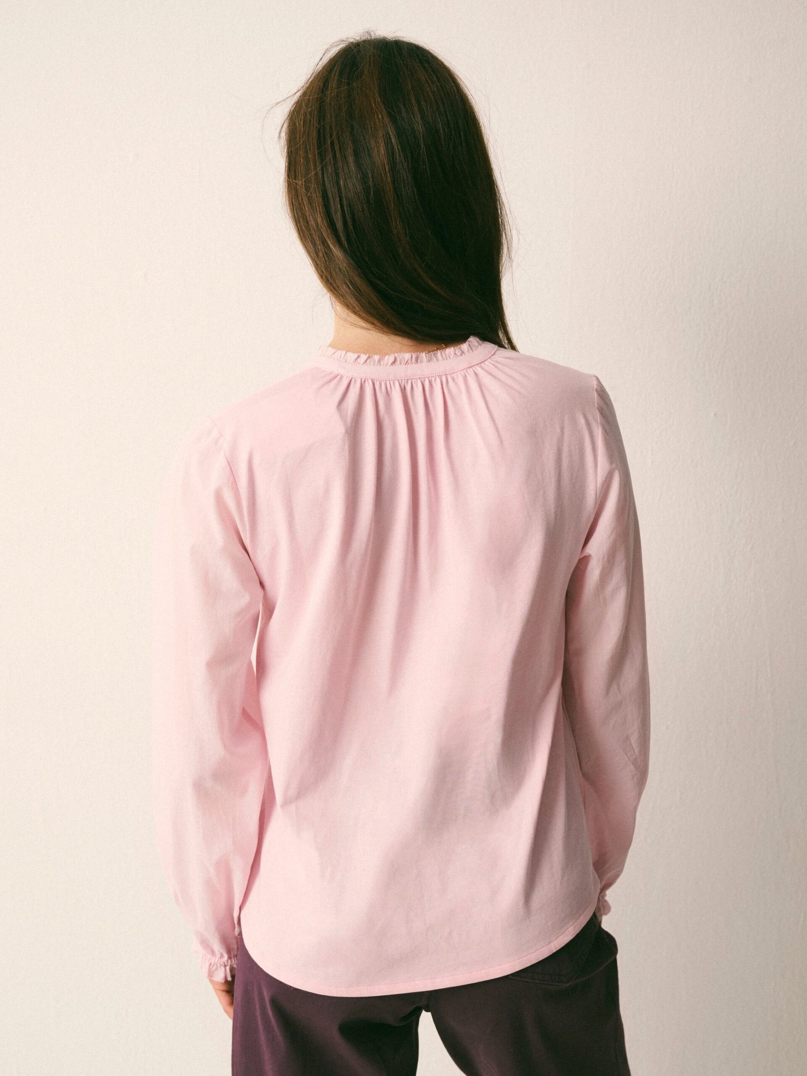 Sian cotton shirt - Pink - Image 5