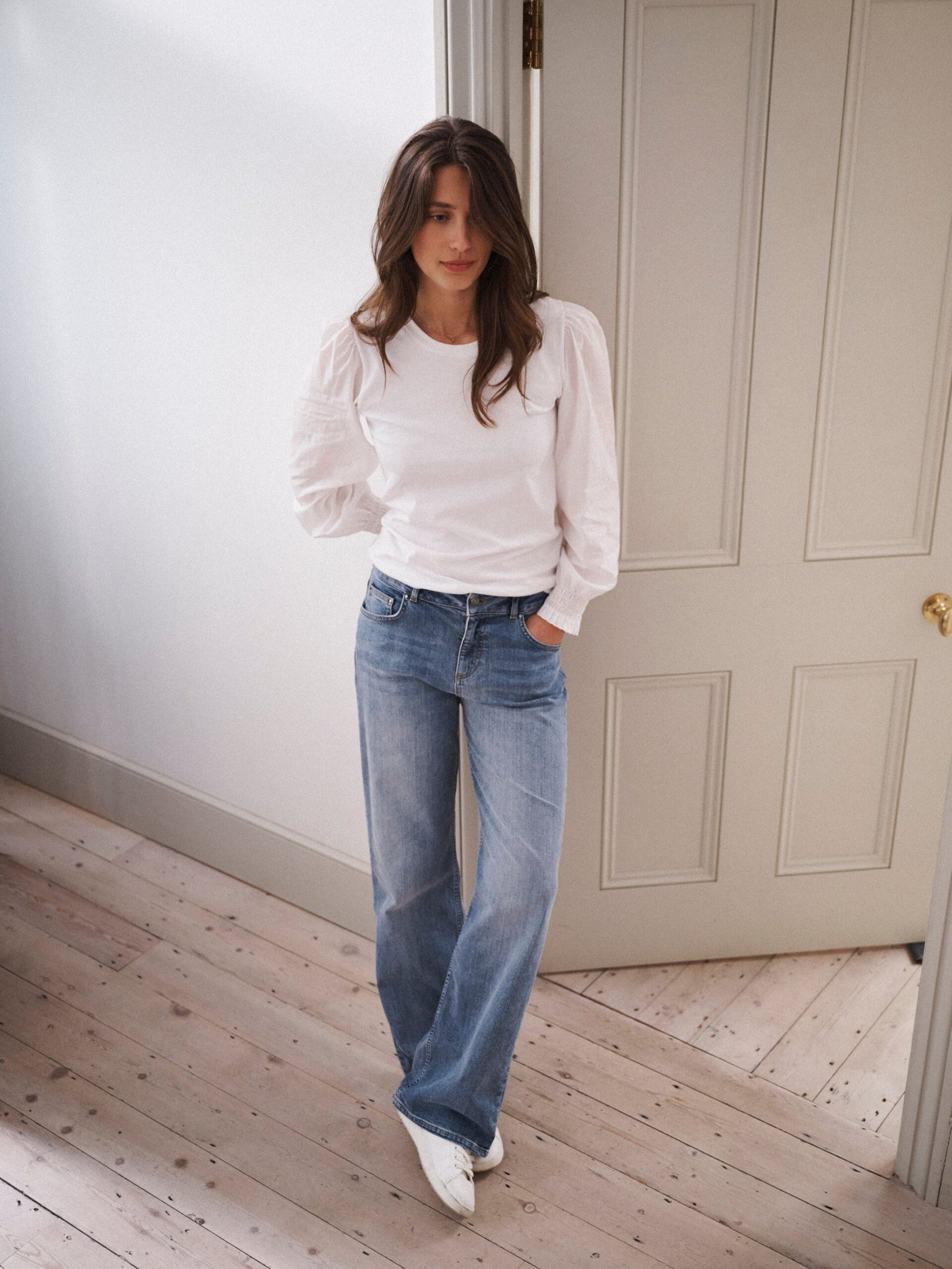 Teddy cotton crew neck t-shirt - White - Image 5