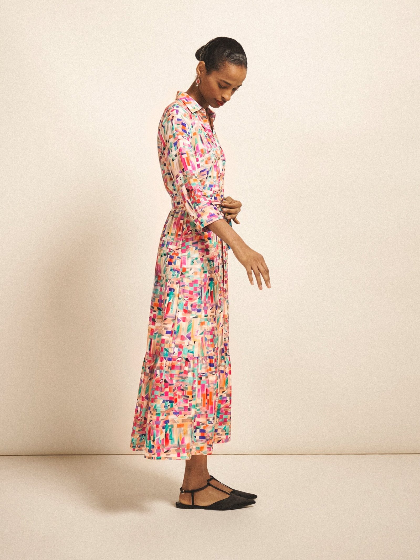 Astrid bright ribbon print maxi dress - Image 6