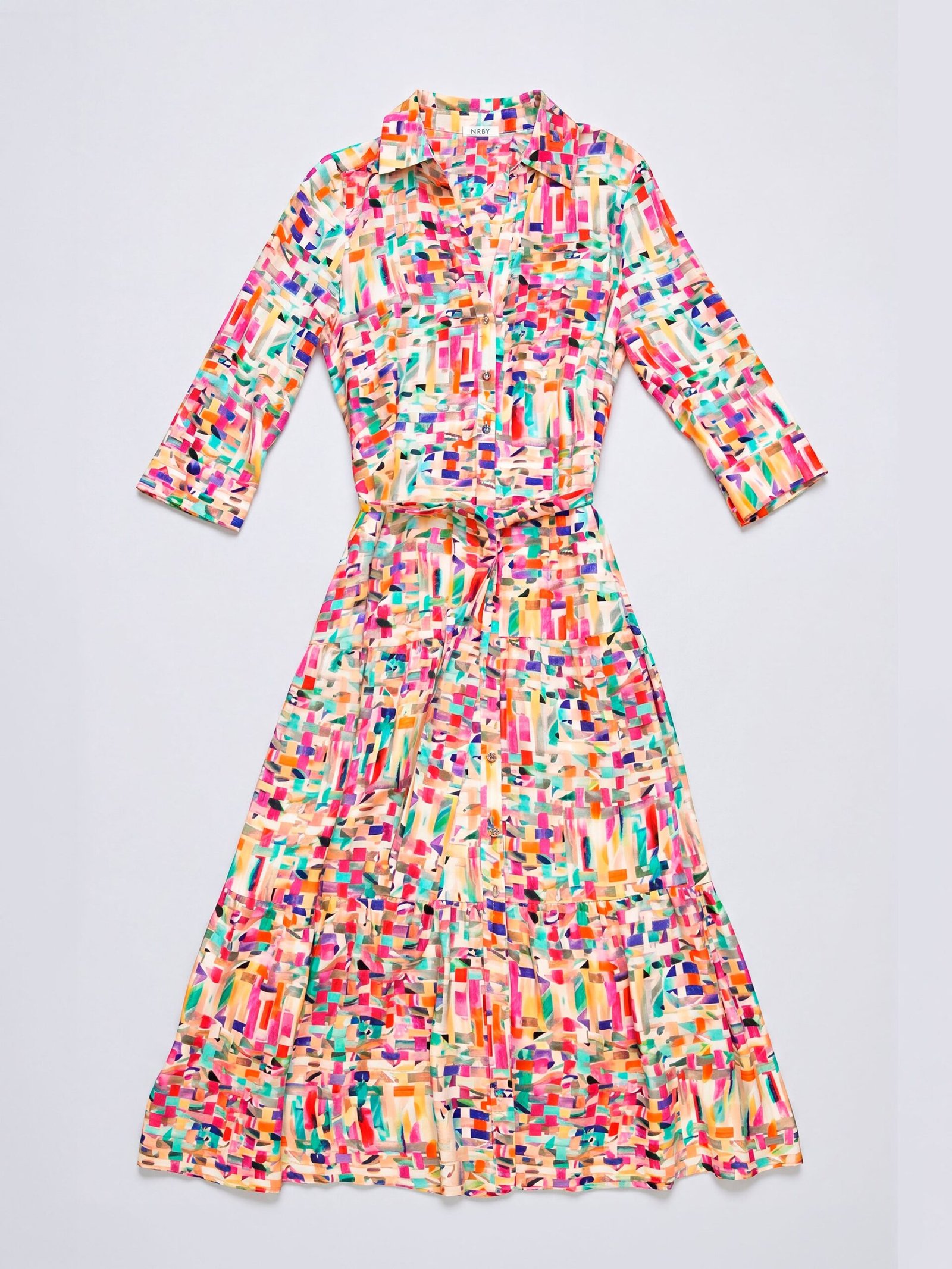 Astrid bright ribbon print maxi dress - Image 8