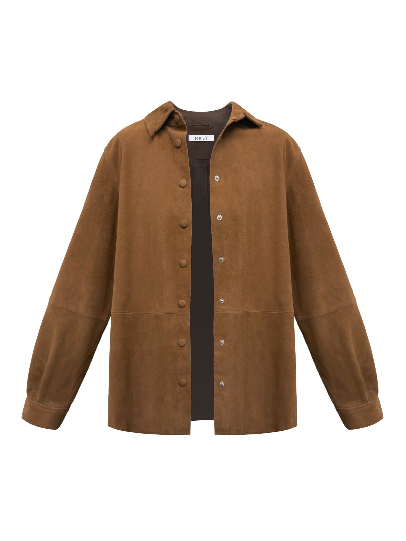 Chiara suede shirt - Tan - Image 9