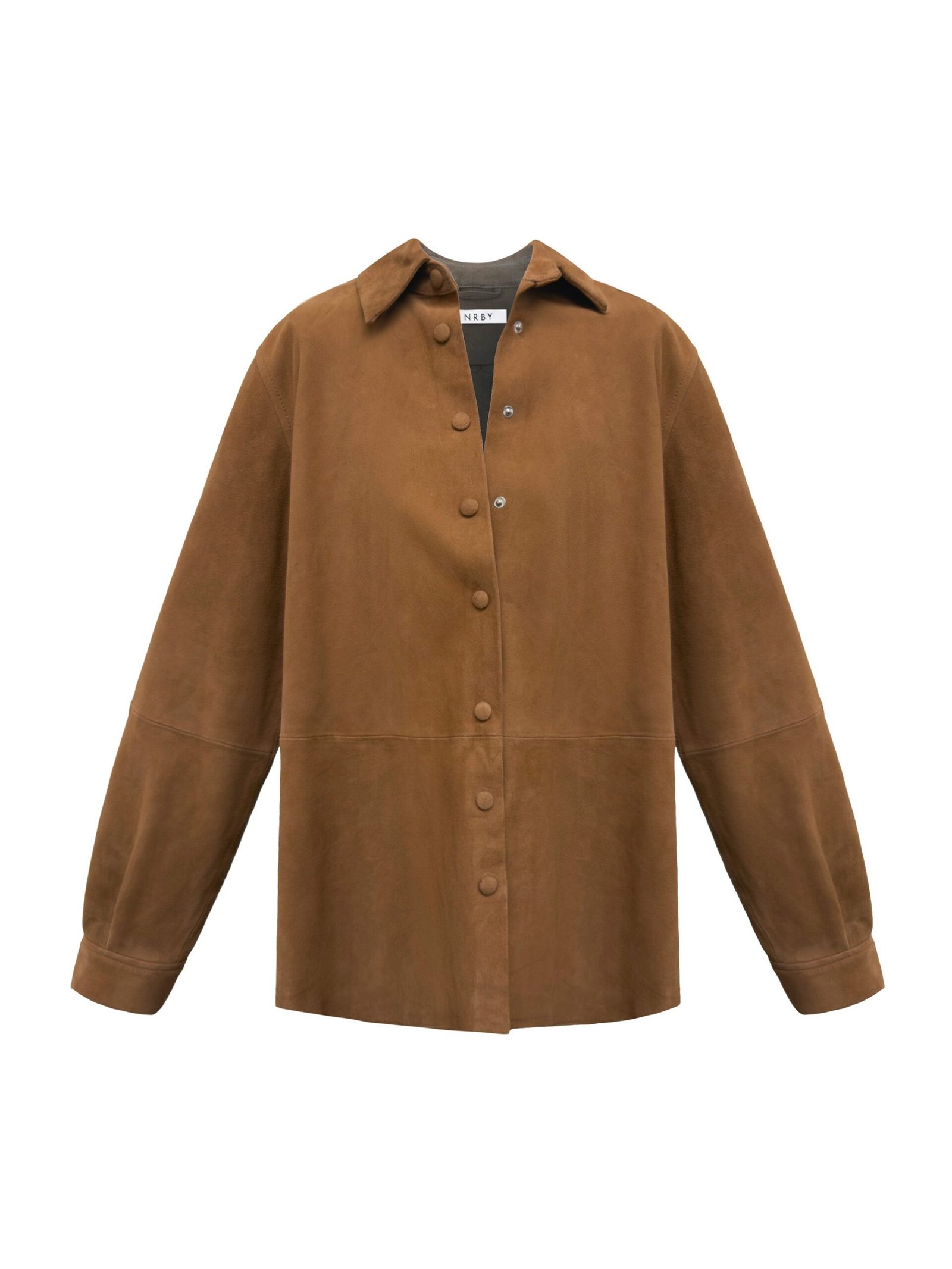 Chiara suede shirt - Tan - Image 10