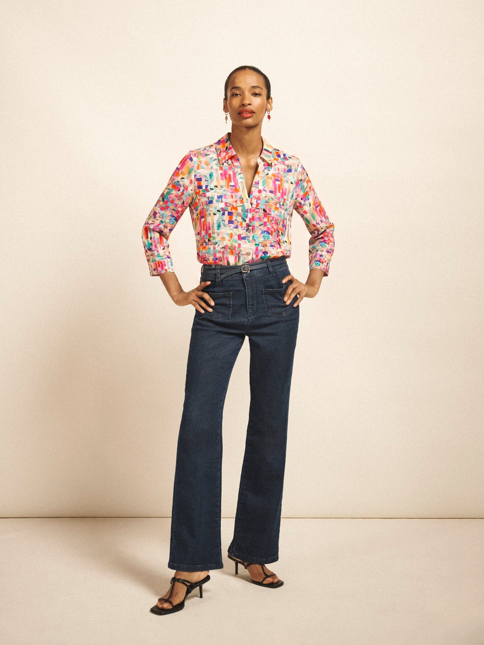Opal bright ribbon print shirt - Image 3