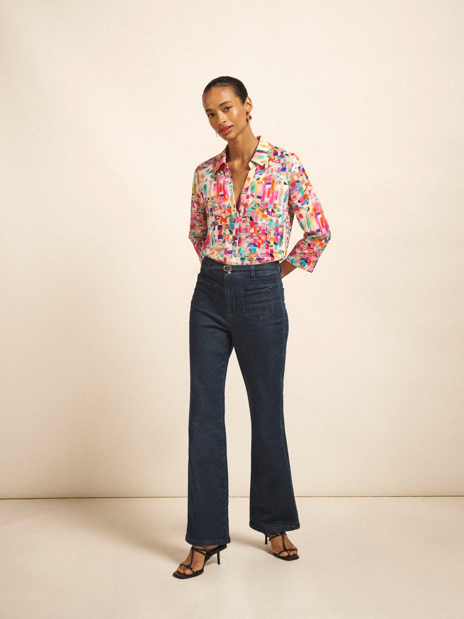Opal bright ribbon print shirt - Image 4