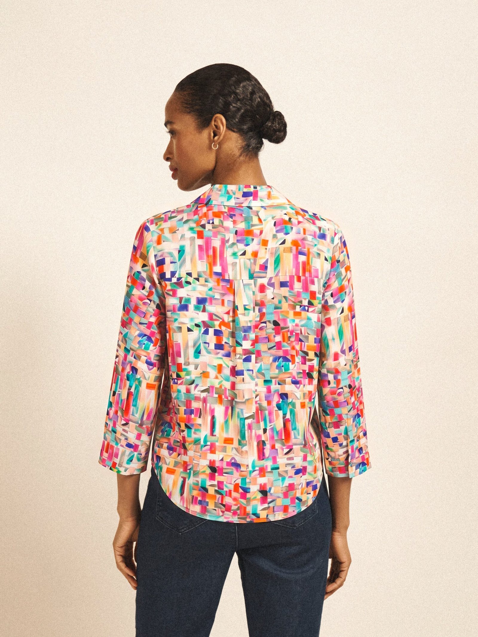 Opal bright ribbon print shirt - Image 5