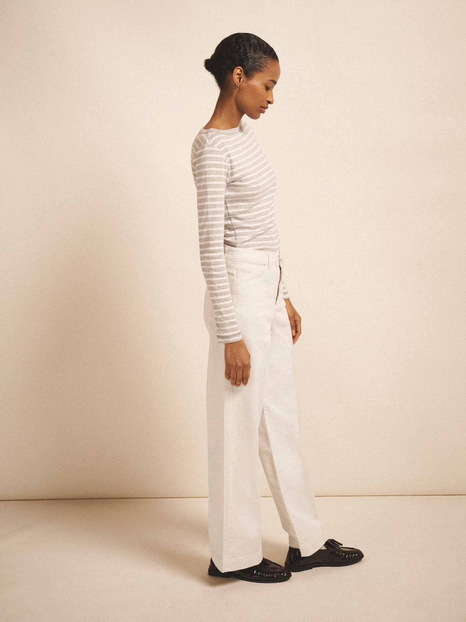 Ash denim wide leg jean - White - Image 6