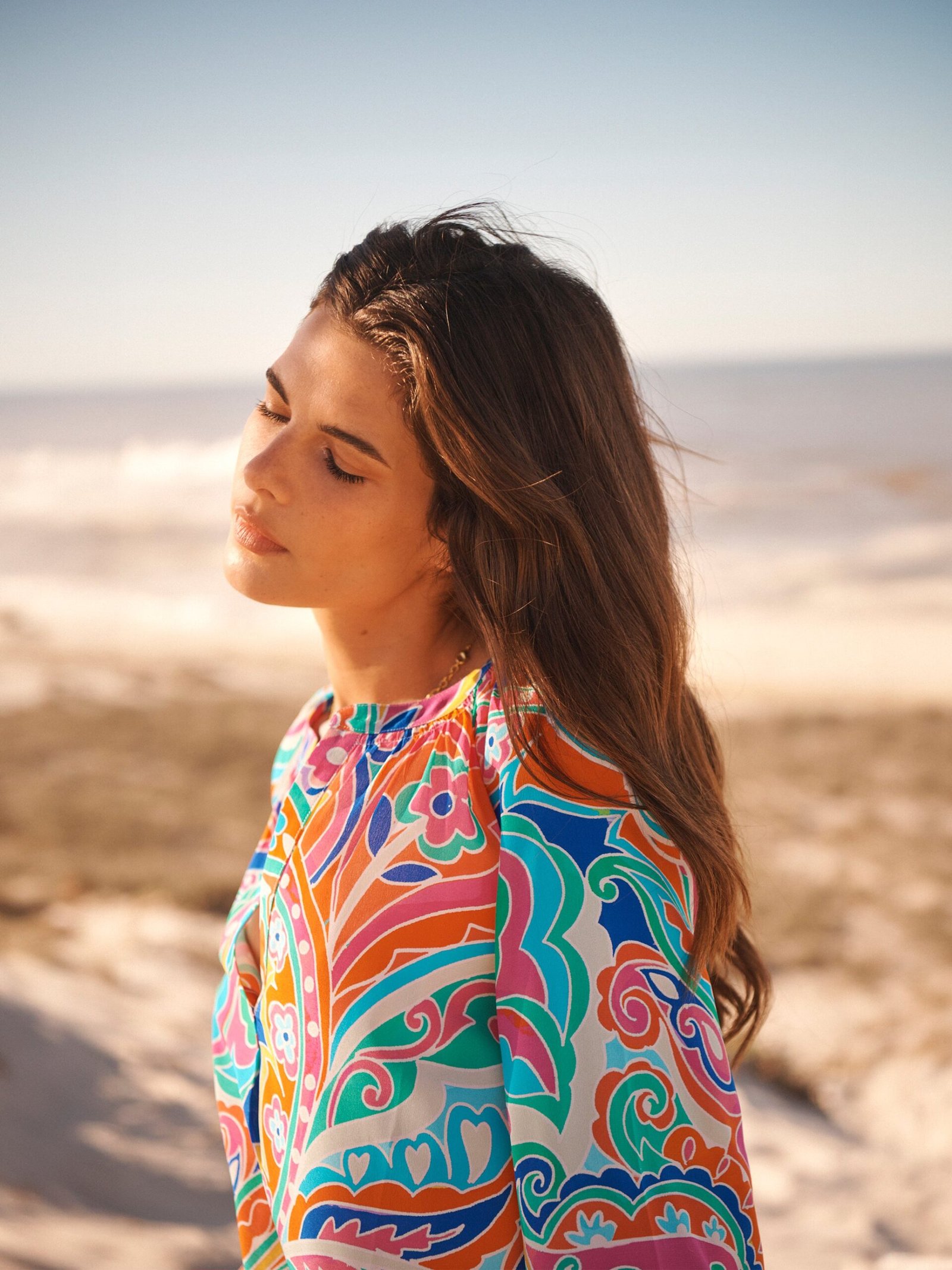 Lara silk pop paisley shirt - Image 3